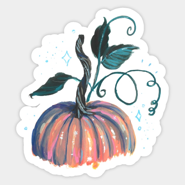 Magic Pumpkin Sticker by erinkatearcher